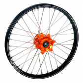 Колесо переднее 21-1.60 с черным ободом и оранжевой ступицей HAAN WHEELS для KTM SX, SXF 2015