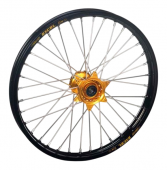 Колесо переднее 21-1.60 с черным ободом A60 и золотой ступицей HAAN WHEELS для YAMAHA YZF250, 450 2014