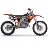 Наклейки Shroud Kit FACTORY EFFEX 2014 Rockstar для HONDA CR85 2003-08