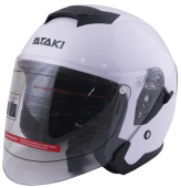 Шлем открытый со стеклом ATAKI JK526 Solid