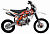Питбайк KAYO BASIC K125 17/14 KRZ (механическое сцепление, кикстартер, 2024 г.)