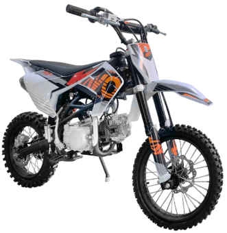 Питбайк KAYO M125EM 17/14  (механическое сцепление, электрический стартер - 2025 г.), заводская упаковка