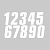 Цифра 6 номера FACTORY EFFEX Factory Numbers - 7