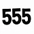 Цифра 5 номера FACTORY EFFEX Pro Numbers - 8