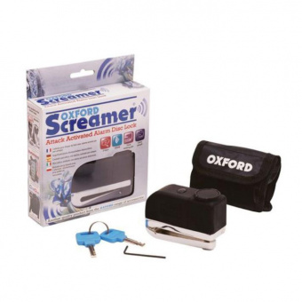 Замок на диск тормозной с сигнализацией OXFORD Screamer
