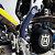 Наклейка рамы защитная для HUSQVARNA (синяя)