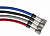 Шланги армированные тормозные BRAKING для KAWASAKI KX85 00-10, KX100 97-09