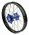 Колесо заднее HAAN WHEELS Rex 18-2.15 для YZF250-450 09-.. с черным ободом и синей ступицей 25 мм