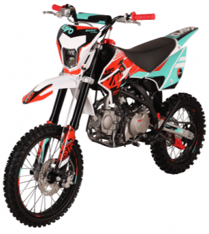 Питбайк KAYO BASIC K125EM 17/14 KRZ (механическое сцепление, электрический стартер - 2026 г.), заводская упаковка