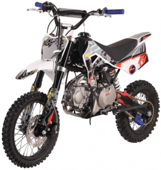 Питбайк KAYO MINI К125EM 14/12 (механическое сцепление, электрический стартер - 2026 г.)