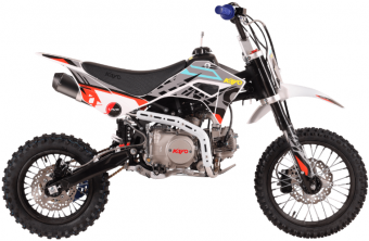 Питбайк KAYO MINI К125EM 14/12 (механическое сцепление, электрический стартер - 2026 г.)