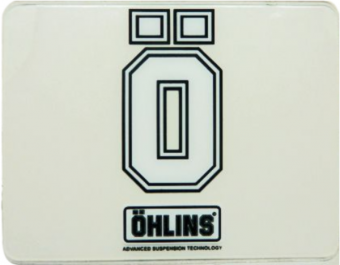 Наклейка с логотипом бренда OHLINS