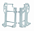Защита радиатора Crosspro PARTS UNLIMITED для HUSQVARNA TE250/300 17, KTM EXC250/300 17