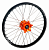 Колесо переднее 14-1.60 с черным ободом и оранжевой ступицей HAAN WHEELS для KTM SX65 2002