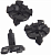 Винты крепления козырька LEATT DBX/GPX 4.0/5.0/5.5/6.0/6.5 (Black, OS, 2025)