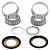 Комплект подшипников и сальников рулевой колонки ALL BALLS для HONDA CRF110F 13-16, CRF125F 14-18, CRF125FB 14-18