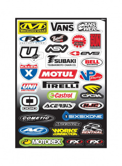 Набор наклеек FACTORY EFFEX Sponsor C