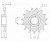 Звезда дорожная #520 SUNSTAR для BMW S1000RR 09-20, S1000RR 15-18, HP4 13-14, S1000R 14-18, S1000XR 15-18