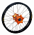 Колесо заднее 16-1.85 с черным ободом и золотой ступицей, 20 мм HAAN WHEELS для KTM SX85 2004