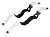 Стрепы LEATT Strap Pack Adult (Black, OS, 2025)