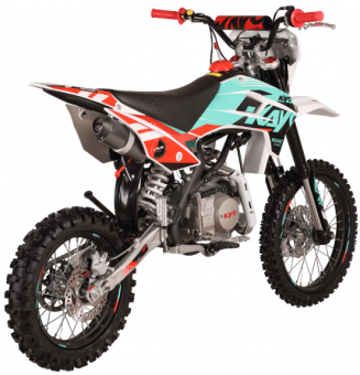 Питбайк KAYO BASIC K125EA 17/14 KRZ (п/автомат, электрический стартер - 2026 г.), заводская упаковка