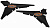 Наклейка на фильтр-коробку TWIN AIR для HONDA CRF250R 2004-09, CRF450R 2005-08