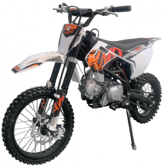 Питбайк KAYO M125EM 17/14  (механическое сцепление, электрический стартер - 2025 г.), заводская упаковка