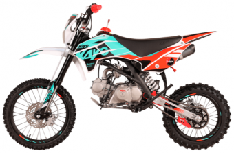 Питбайк KAYO BASIC K125EA 17/14 KRZ (п/автомат, электрический стартер - 2026 г.), заводская упаковка
