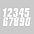 Цифра 0 номера FACTORY EFFEX Factory Numbers - 7