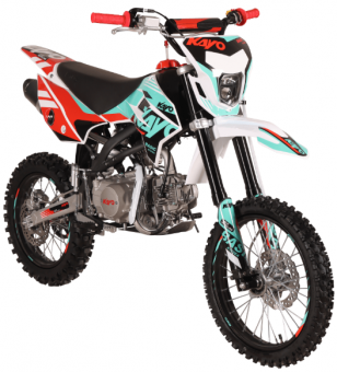 Питбайк KAYO BASIC K125EA 17/14 KRZ (п/автомат, электрический стартер - 2026 г.), заводская упаковка
