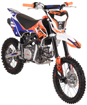 Питбайк KAYO BASIC YX140EM 17/14 KRZ (механическое сцепление, электрический стартер - 2026 г.), заводская упаковка