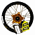 Колесо заднее 18-2.15 с черным ободом и золотой ступицей HAAN WHEELS для KTM EXC&EXC-F 1995