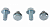 Комплект винтов и гаек для колеса ALL BALLS 85-1010