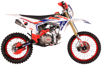 Питбайк KAYO BIG-MINI LUX K125EM 19/16 TT (механическое сцепление, электрический стартер - 2026 г.), заводская упаковка