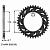 Звезда дорожная #520 SUNSTAR для HONDA CBR 600 F PC25 1991-1994, CBR 600 F PC31 1995-1996