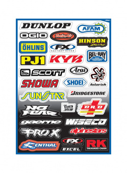 Набор наклеек FACTORY EFFEX Sponsor